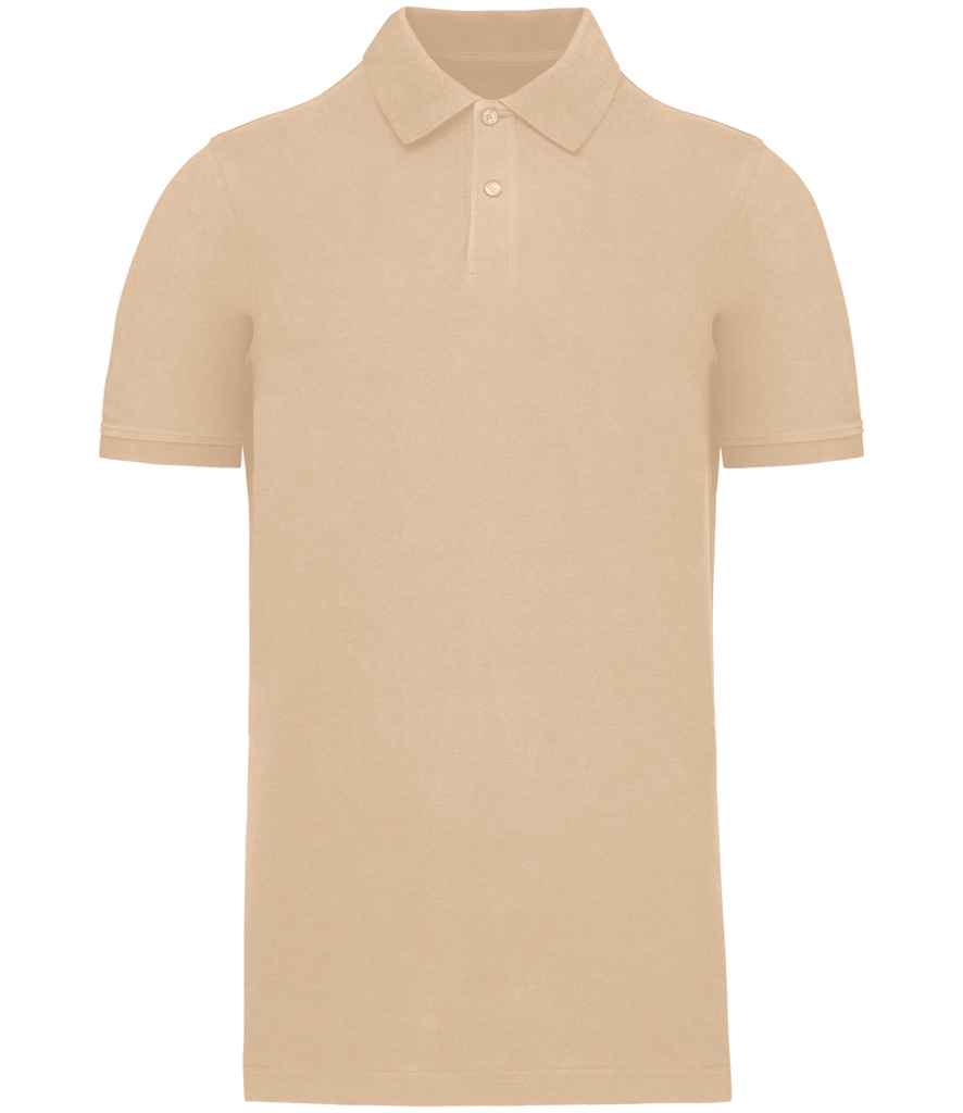 Kariban Organic 180 Piqué Polo Shirt - Light Sand (KB2025)