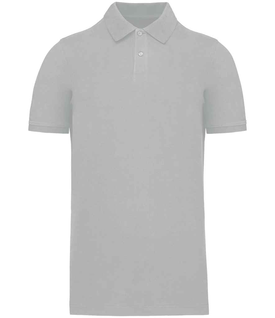 Kariban Organic 180 Piqué Polo Shirt - Snow Grey (KB2025)