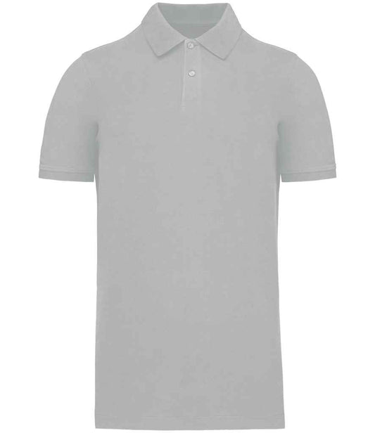 Kariban Organic 180 Piqué Polo Shirt - Snow Grey (KB2025)