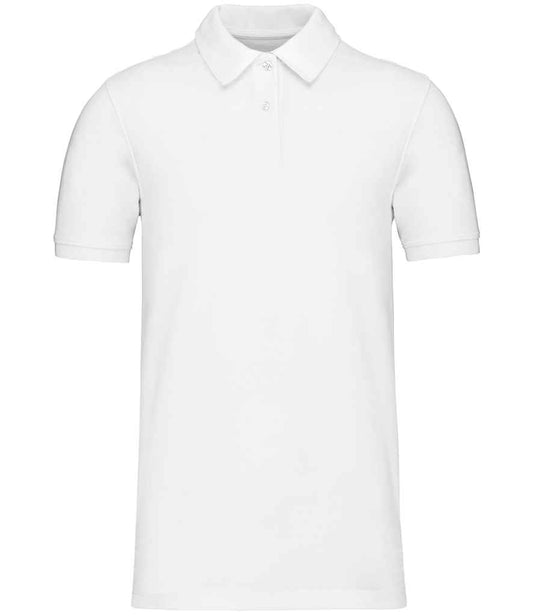 Kariban Organic 180 Piqué Polo Shirt - White (KB2025)