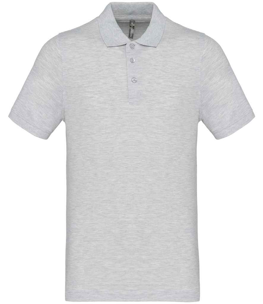 Kariban Short Sleeve Piqué Polo Shirt - Ash Heather (KB254)