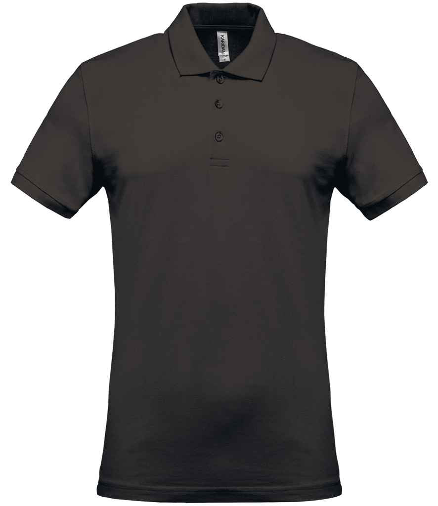 Kariban Short Sleeve Piqué Polo Shirt - Dark Grey (KB254)