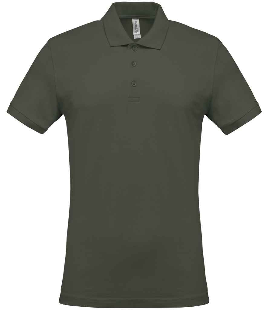 Kariban Short Sleeve Piqué Polo Shirt - Dark Khaki (KB254)