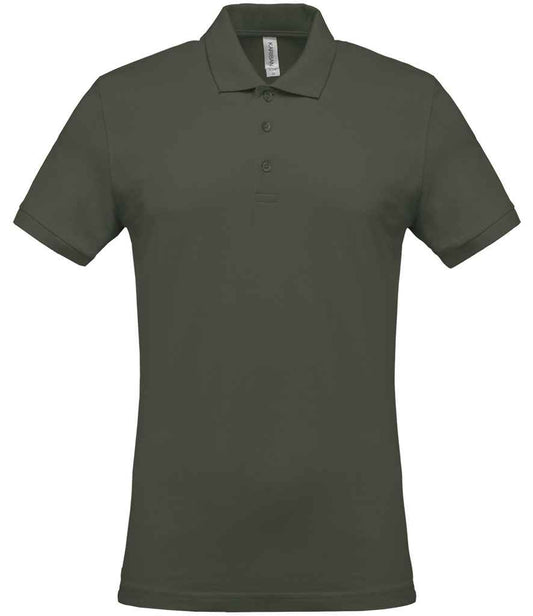 Kariban Short Sleeve Piqué Polo Shirt - Dark Khaki (KB254)