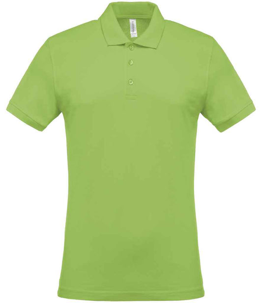 Kariban Short Sleeve Piqué Polo Shirt - Lime Green (KB254)