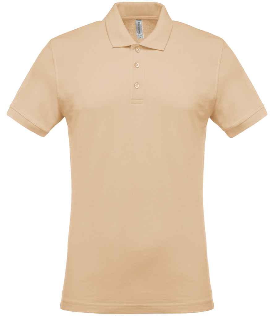 Kariban Short Sleeve Piqué Polo Shirt - Light Sand (KB254)
