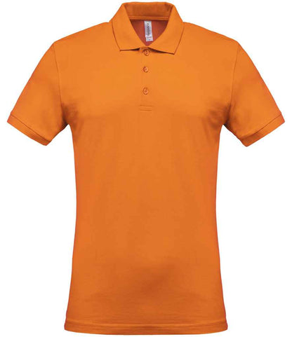 Kariban Short Sleeve Piqué Polo Shirt - Orange (KB254)