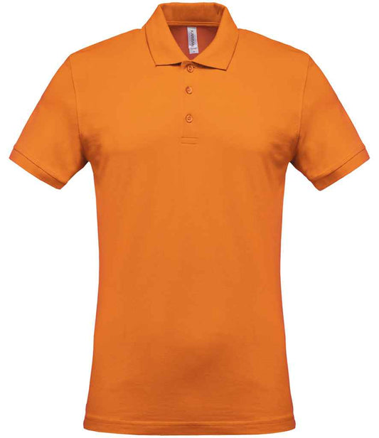 Kariban Short Sleeve Piqué Polo Shirt - Orange (KB254)