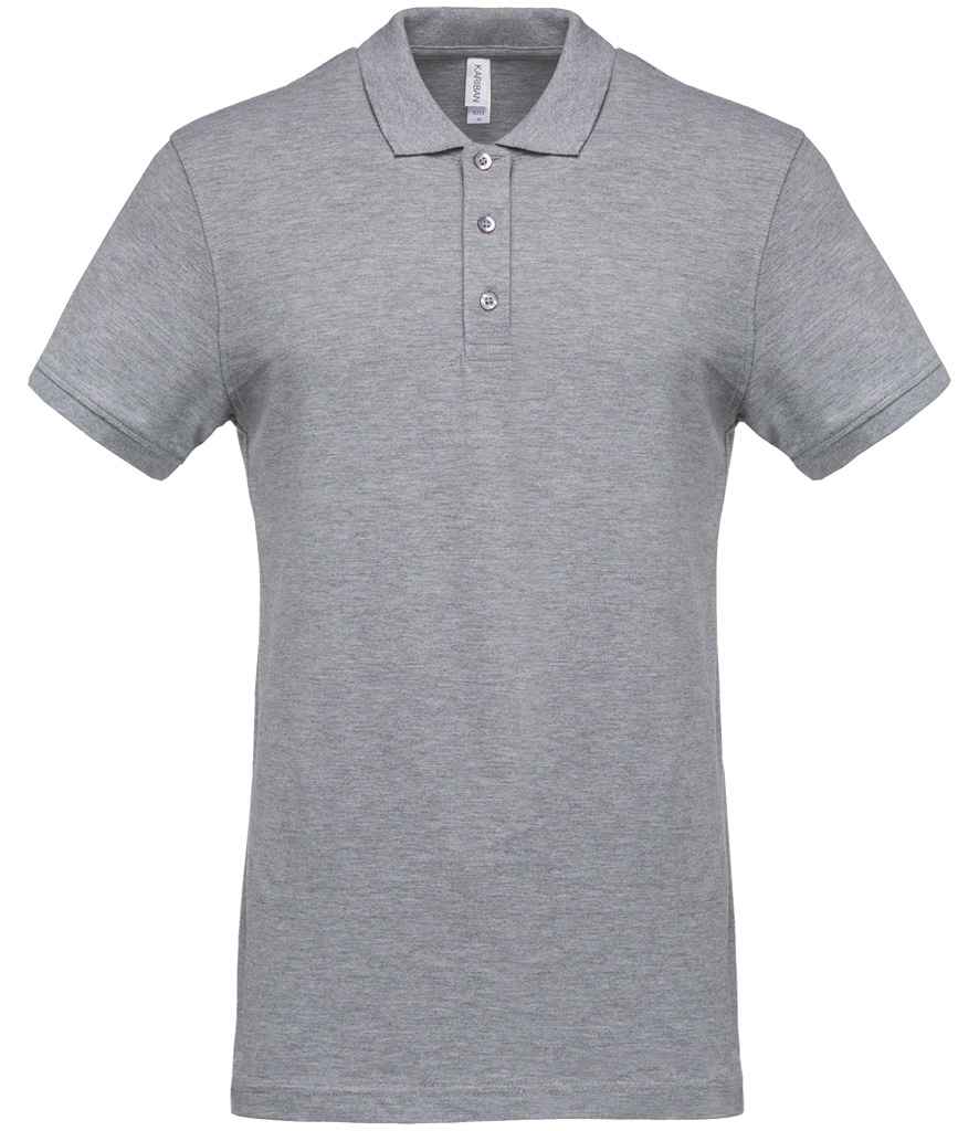 Kariban Short Sleeve Piqué Polo Shirt - Oxford Grey (KB254)