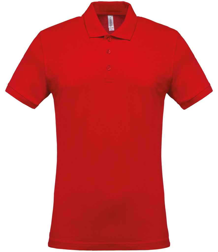 Kariban Short Sleeve Piqué Polo Shirt - Red (KB254)