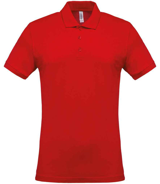 Kariban Short Sleeve Piqué Polo Shirt - Red (KB254)