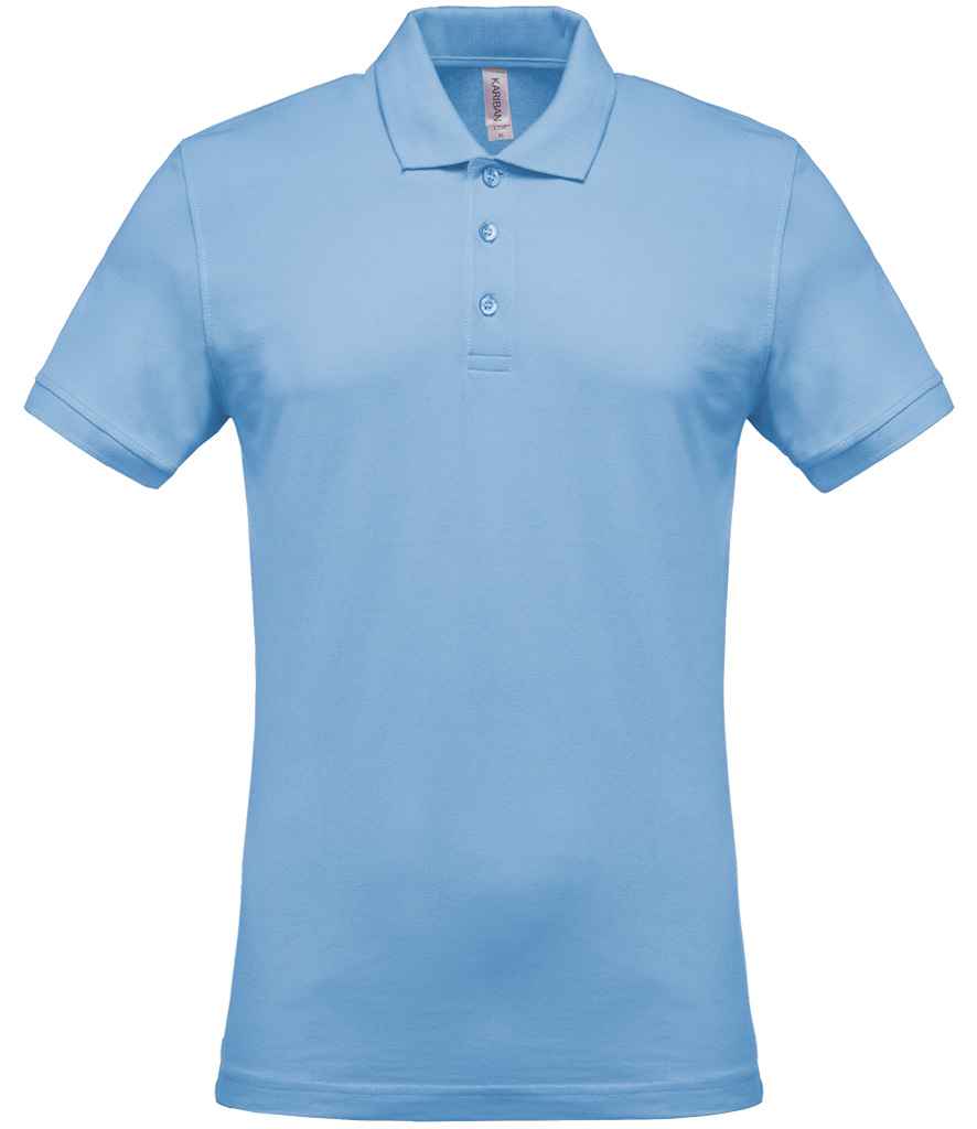 Kariban Short Sleeve Piqué Polo Shirt - Sky Blue (KB254)