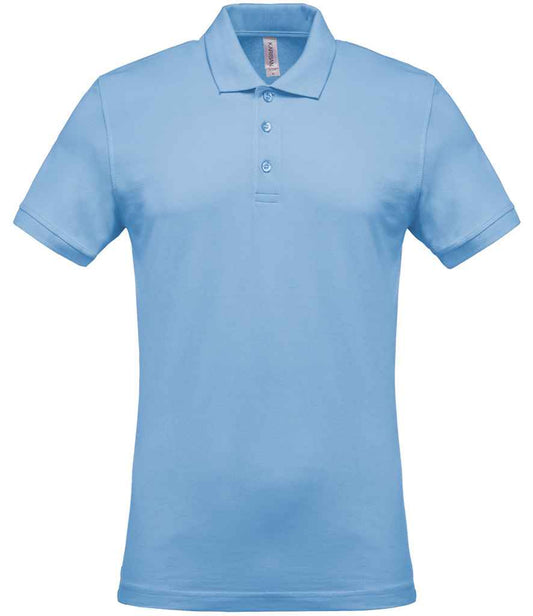 Kariban Short Sleeve Piqué Polo Shirt - Sky Blue (KB254)