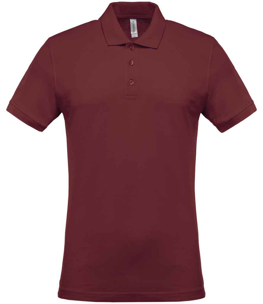 Kariban Short Sleeve Piqué Polo Shirt - Wine (KB254)