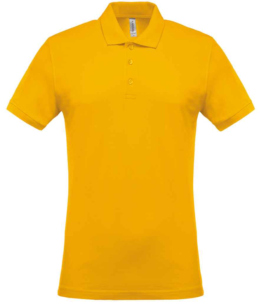 Kariban Short Sleeve Piqué Polo Shirt - Yellow (KB254)