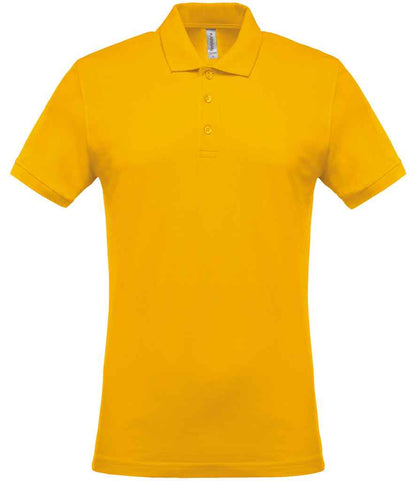 Kariban Short Sleeve Piqué Polo Shirt - Yellow (KB254)