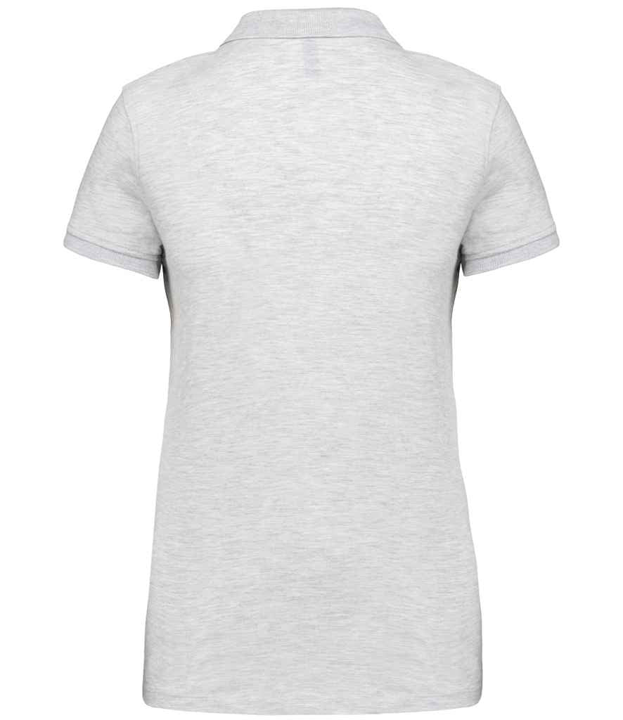 Kariban Ladies Short Sleeve Piqué Polo Shirt - Ash Heather (KB255)