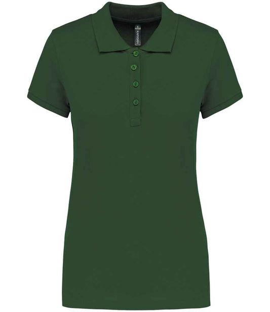 Kariban Ladies Short Sleeve Piqué Polo Shirt - Forest Green (KB255)