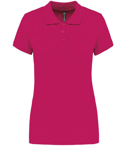 Kariban Ladies Short Sleeve Piqué Polo Shirt - Fuchsia (KB255)
