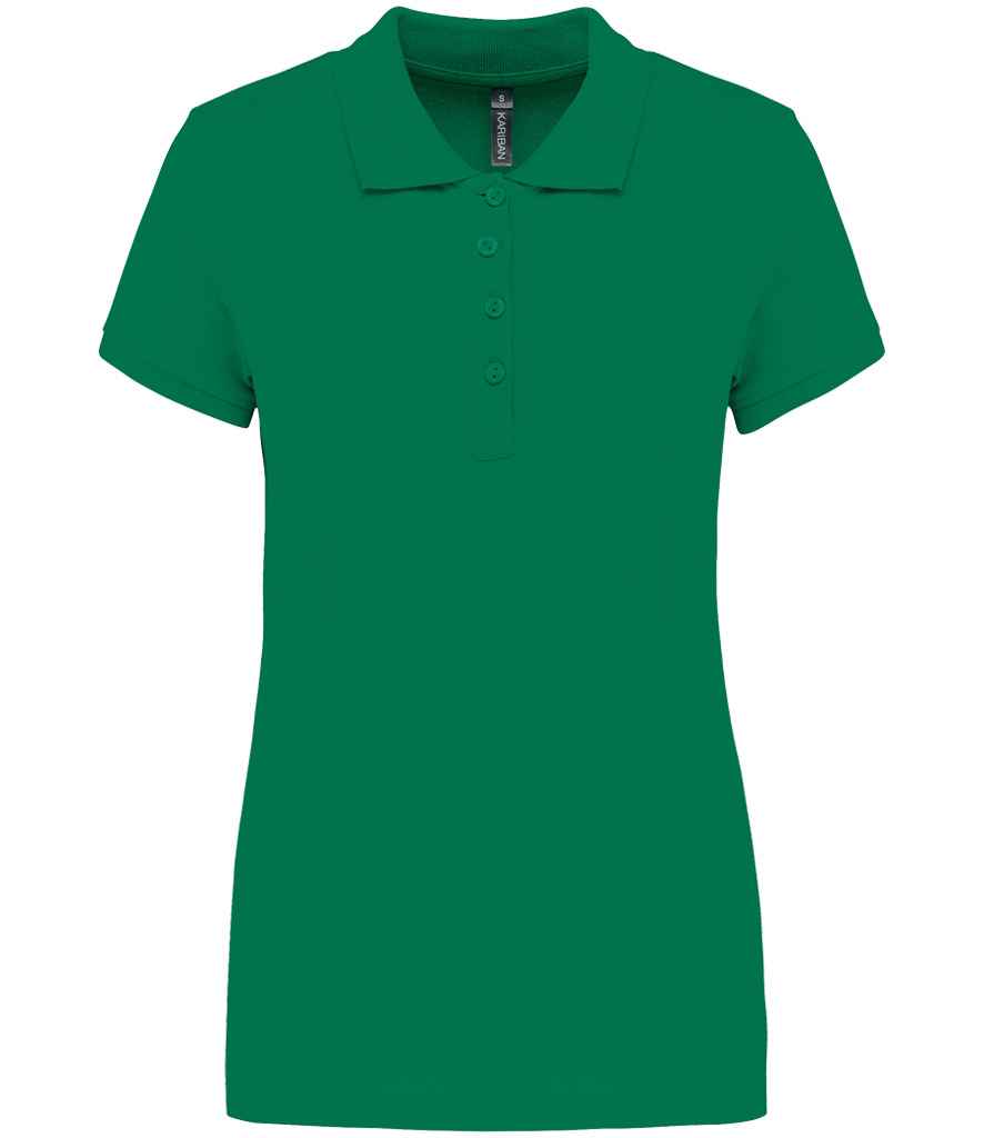 Kariban Ladies Short Sleeve Piqué Polo Shirt - Kelly Green (KB255)