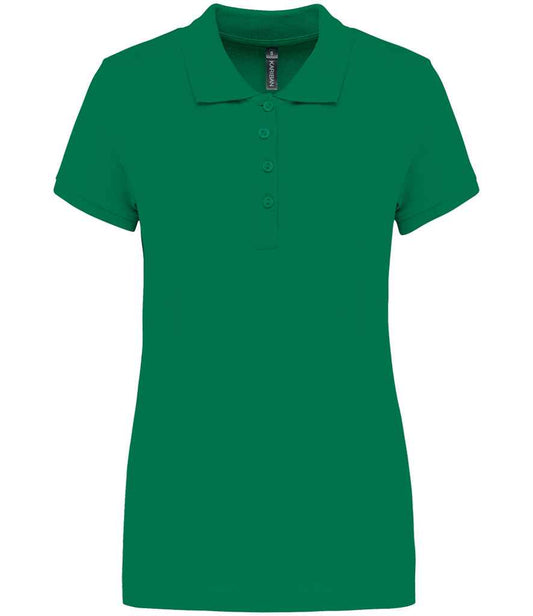 Kariban Ladies Short Sleeve Piqué Polo Shirt - Kelly Green (KB255)