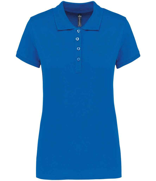 Kariban Ladies Short Sleeve Piqué Polo Shirt - Light Royal Blue (KB255)
