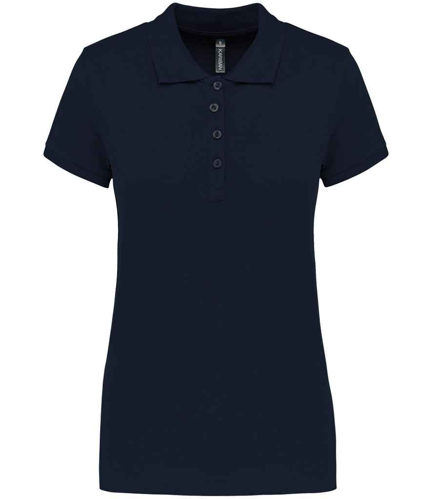 Kariban Ladies Short Sleeve Piqué Polo Shirt - Navy (KB255)