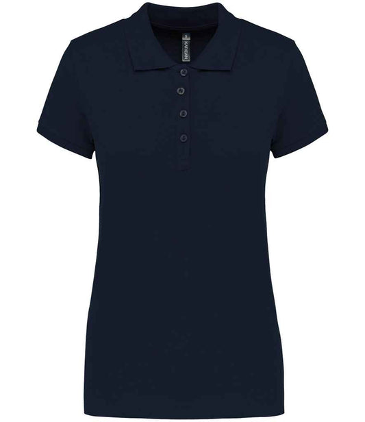 Kariban Ladies Short Sleeve Piqué Polo Shirt - Navy (KB255)