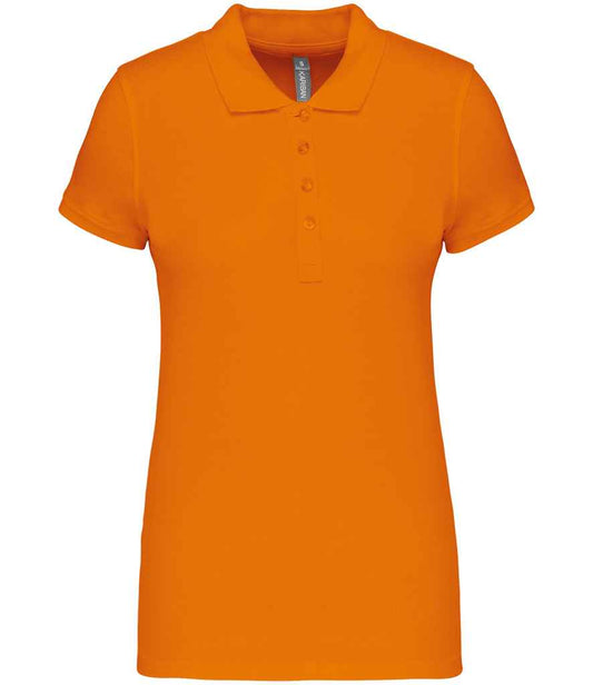 Kariban Ladies Short Sleeve Piqué Polo Shirt - Orange (KB255)