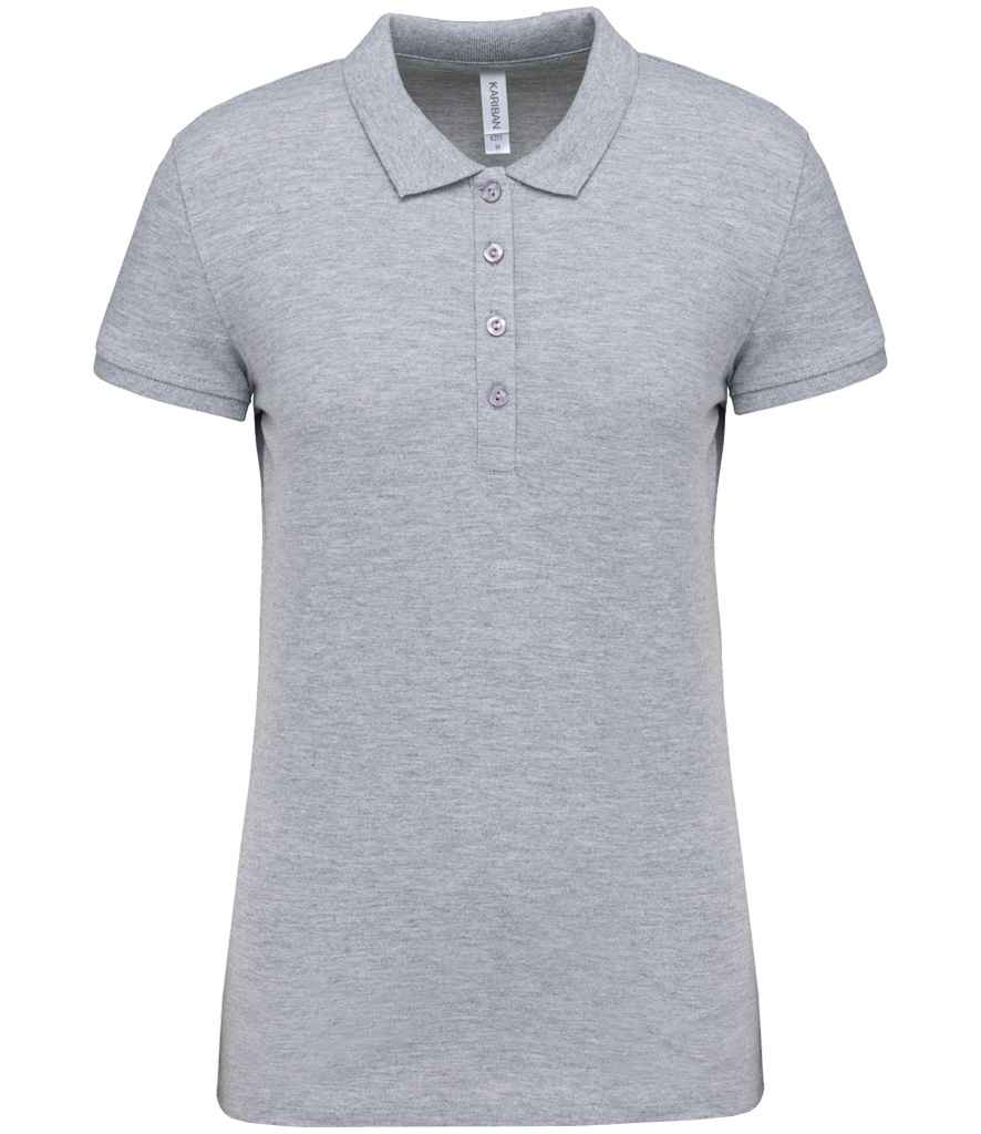 Kariban Ladies Short Sleeve Piqué Polo Shirt - Oxford Grey (KB255)