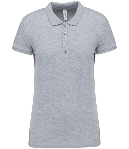Kariban Ladies Short Sleeve Piqué Polo Shirt - Oxford Grey (KB255)