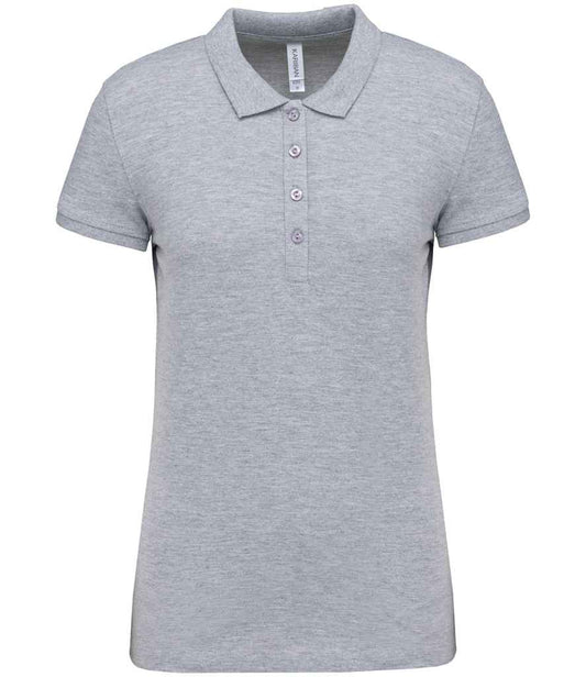 Kariban Ladies Short Sleeve Piqué Polo Shirt - Oxford Grey (KB255)