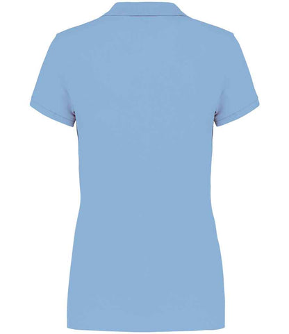 Kariban Ladies Short Sleeve Piqué Polo Shirt - Sky Blue (KB255)