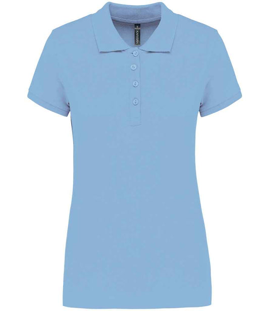 Kariban Ladies Short Sleeve Piqué Polo Shirt - Sky Blue (KB255)