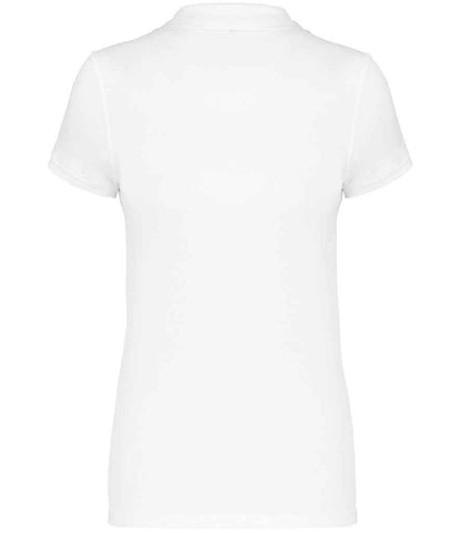 Kariban Ladies Short Sleeve Piqué Polo Shirt - White (KB255)