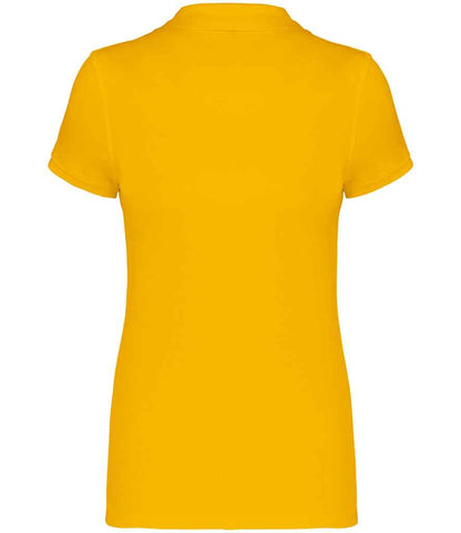 Kariban Ladies Short Sleeve Piqué Polo Shirt - Yellow (KB255)