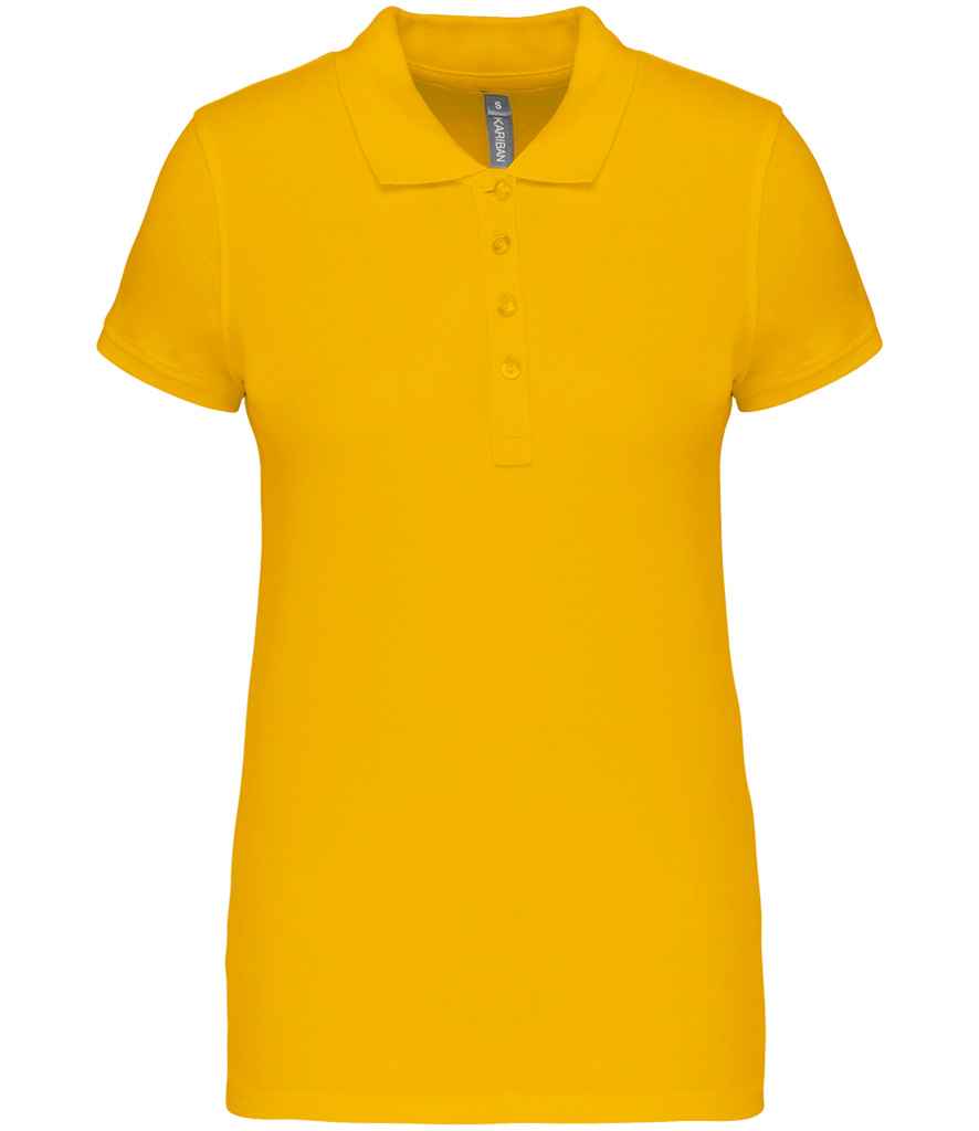 Kariban Ladies Short Sleeve Piqué Polo Shirt - Yellow (KB255)