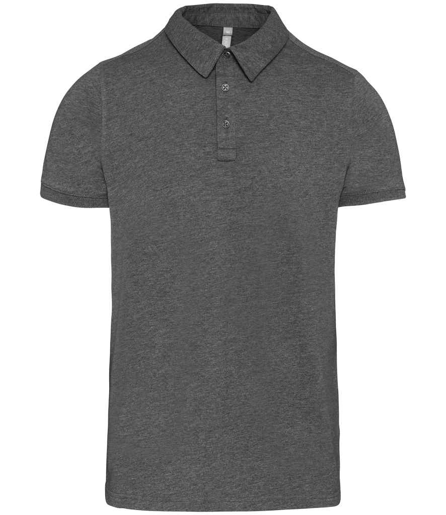 Kariban Jersey Polo Shirt - Heather Grey (KB262)