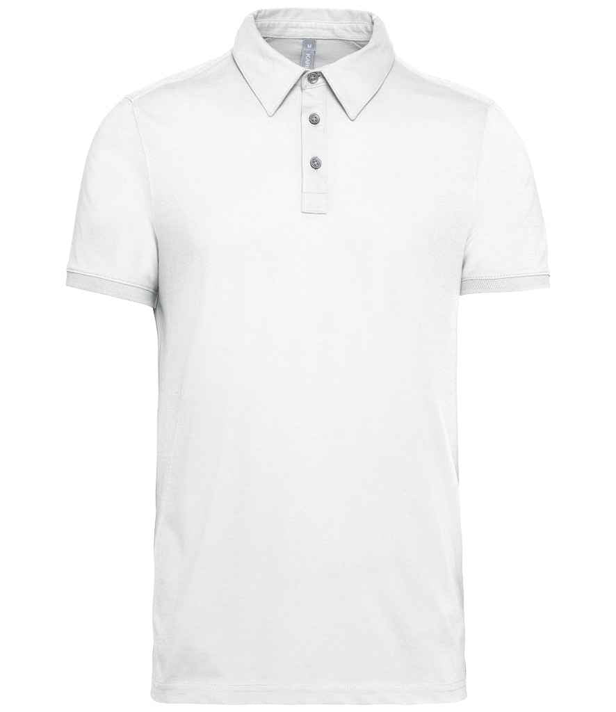 Kariban Jersey Polo Shirt - White (KB262)