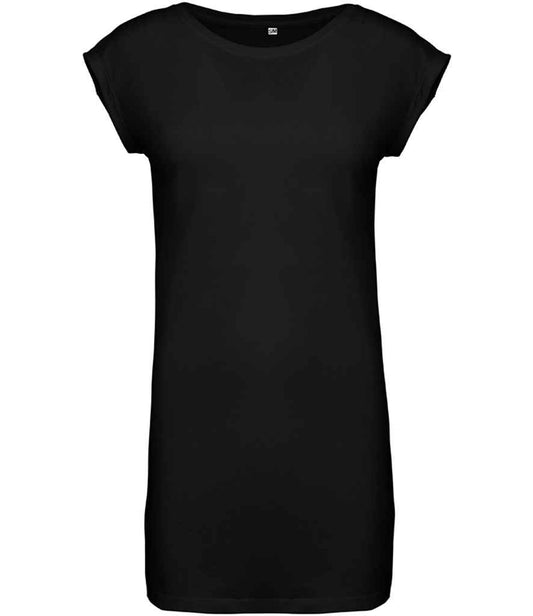 Kariban Ladies T-Shirt Dress - Black (KB388)
