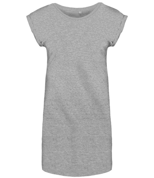 Kariban Ladies T-Shirt Dress - Light Grey (KB388)