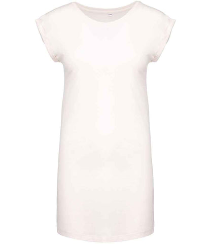Kariban Ladies T-Shirt Dress - Off White (KB388)
