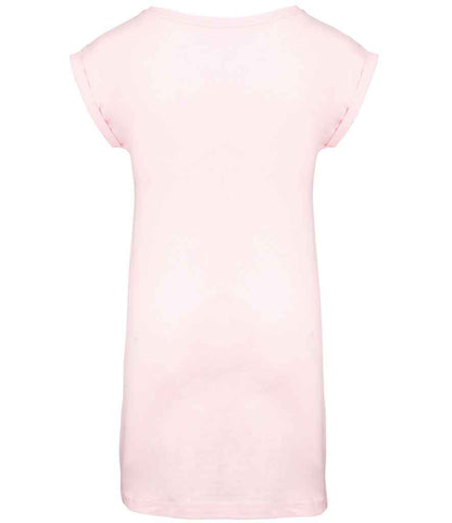 Kariban Ladies T-Shirt Dress - Pale Pink (KB388)