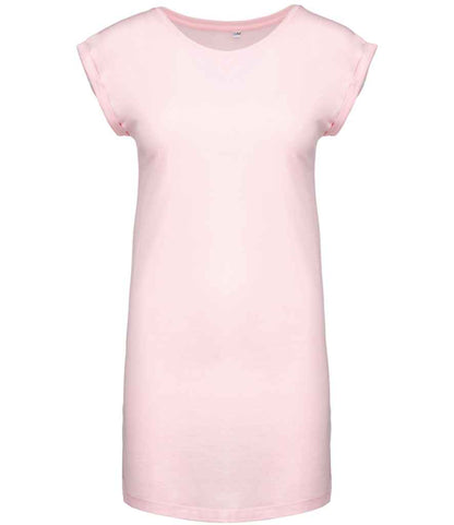 Kariban Ladies T-Shirt Dress - Pale Pink (KB388)