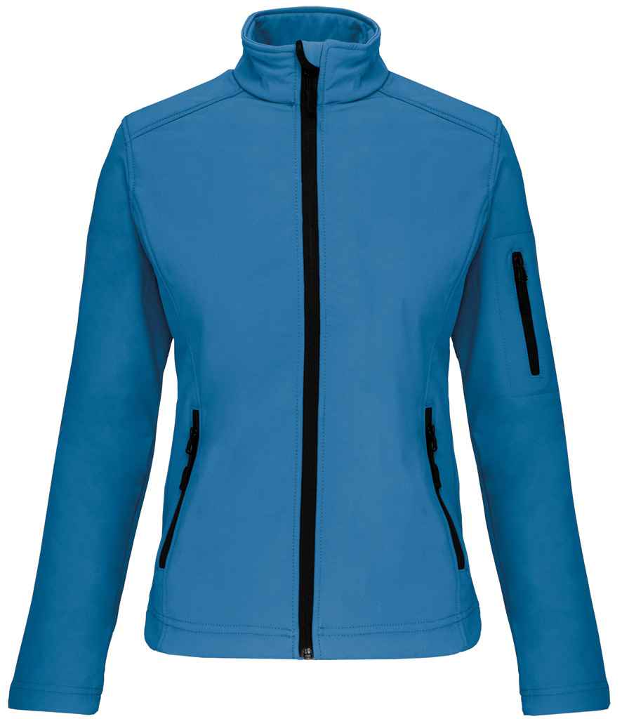 Kariban Ladies Soft Shell Jacket - Aqua (KB400)