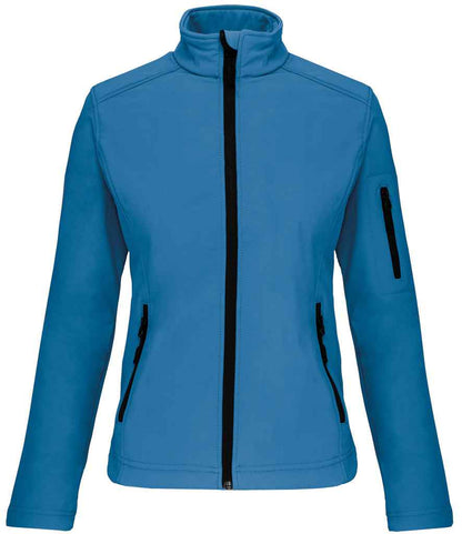 Kariban Ladies Soft Shell Jacket - Aqua (KB400)