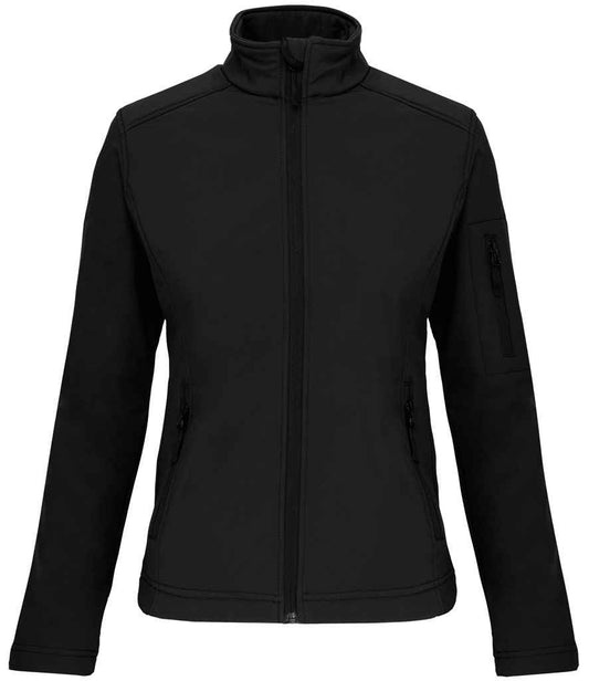 Kariban Ladies Soft Shell Jacket - Black (KB400)
