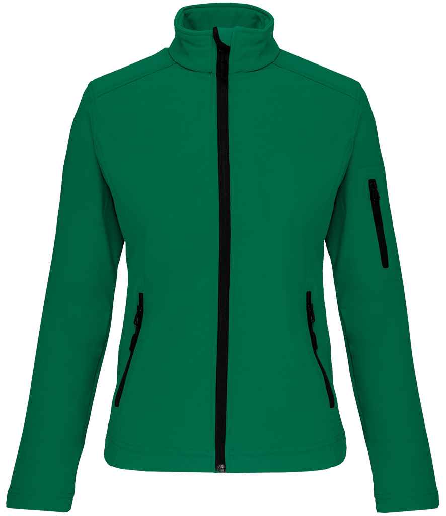 Kariban Ladies Soft Shell Jacket - Kelly Green (KB400)