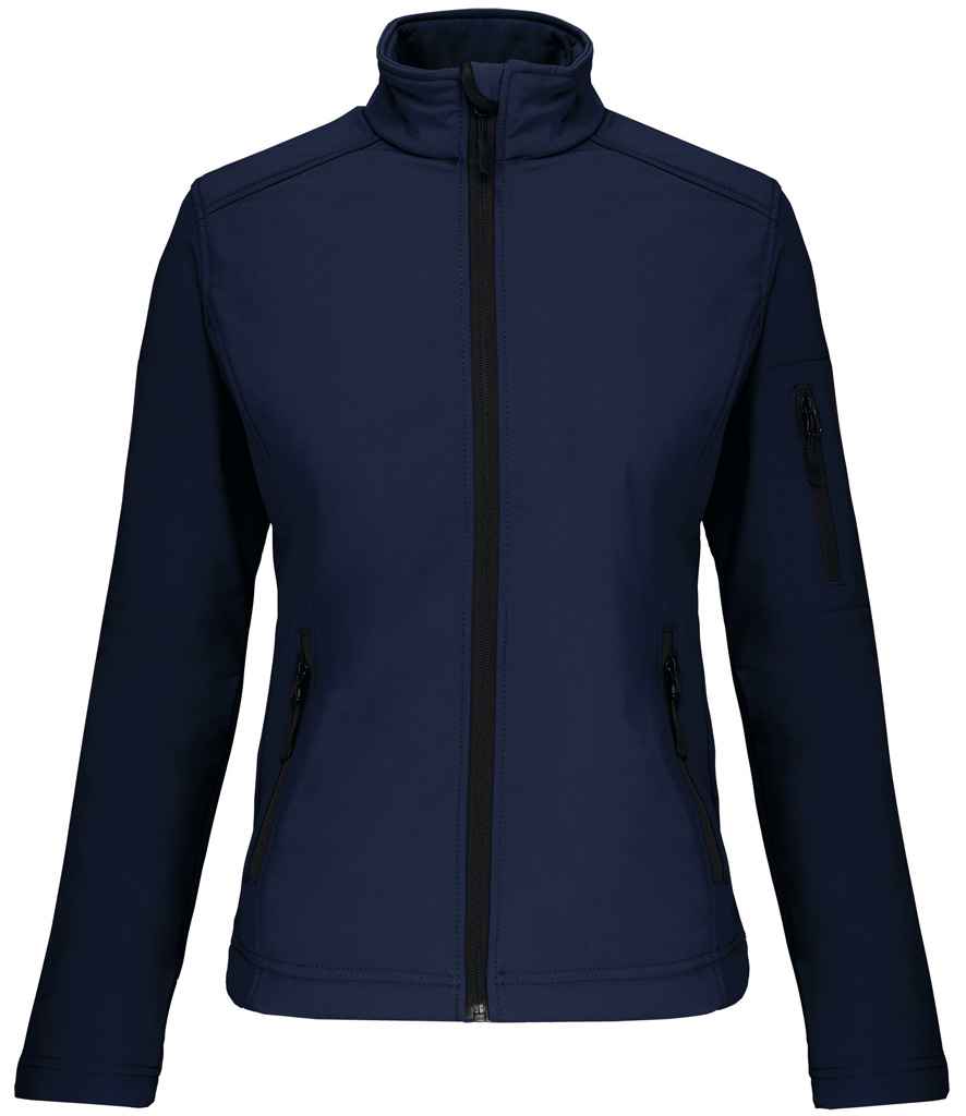 Kariban Ladies Soft Shell Jacket - Navy (KB400)