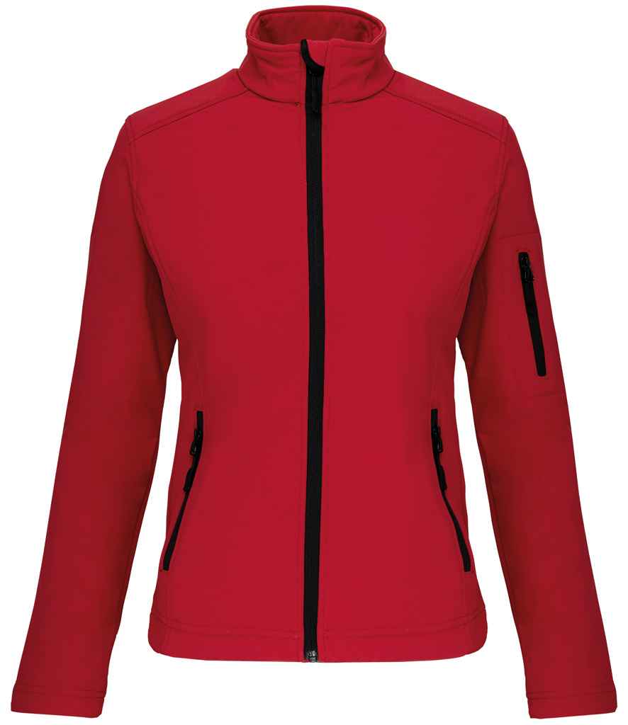 Kariban Ladies Soft Shell Jacket - Red (KB400)